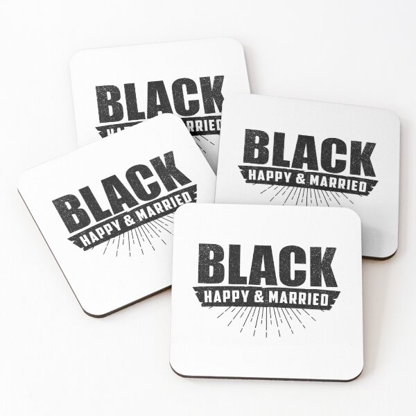 Item preview,  black Happy And Married designed and sold by YerrouDesing.