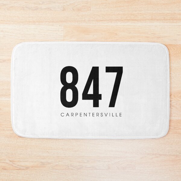 Item preview, Carpentersville, IL - 847 Area Code design designed and sold by CartoCreative.