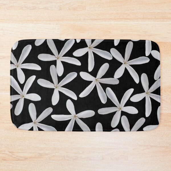 Item preview, white flower-black designed and sold by StudioViArt.