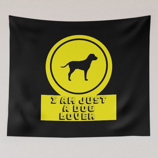 Item preview, I AM JUST A DOG LOVER . gift idea  designed and sold by Zakaria daoudi.