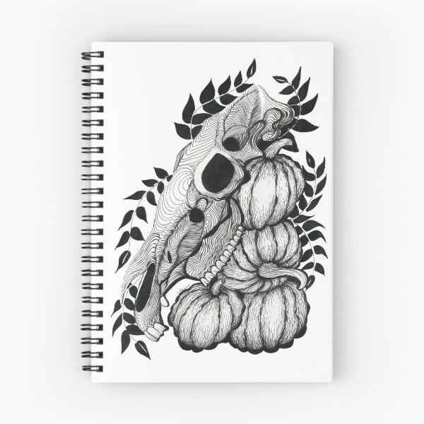 Item preview, Inky Autumn Pumpkins designed and sold by CKnorrArt.