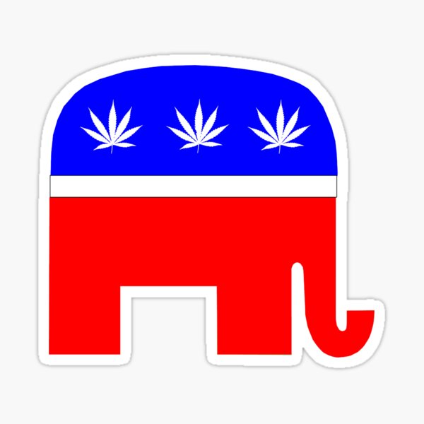 Item preview, Weed Republican designed and sold by SiddharthaMoon.
