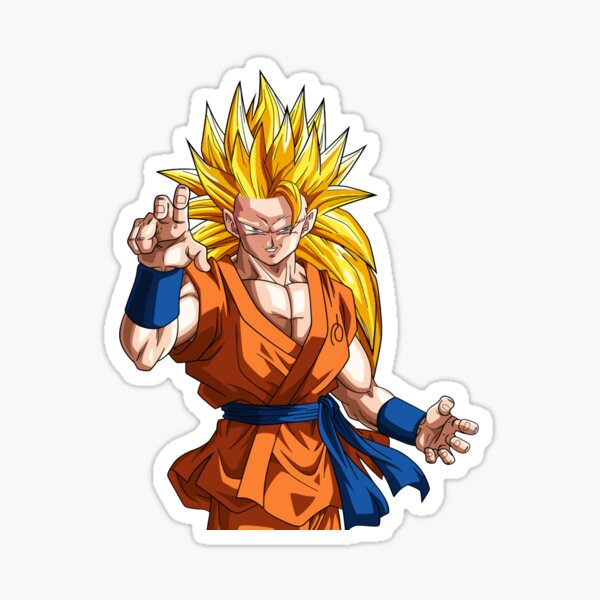 DBS - Goku Super Saiyan God Super Saiyan 3 - Dragon Ball Z - Sticker