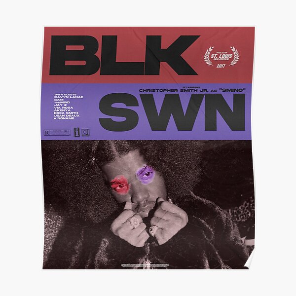 BLK SWN SMINO Poster