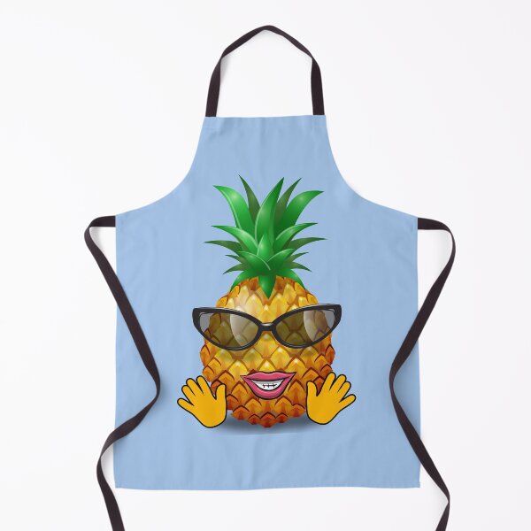 Item preview, pineapple with sunglasses waving designed and sold by DeuterosDigital.