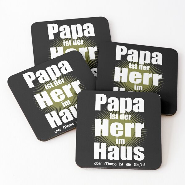 Item preview, Mama boss - Papa master in the house designed and sold by Shirt-Scheune.