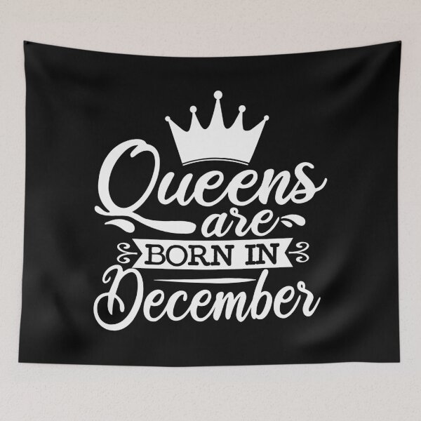 Item preview, Queens Are Born In December With Crown | Birthdays designed and sold by SerendipityNow.