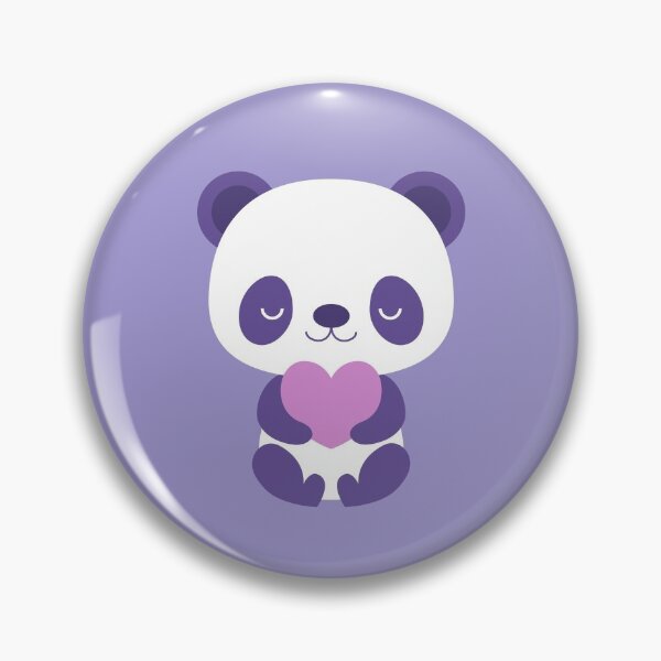Item preview, Cute purple baby pandas designed and sold by Petits Pixels.