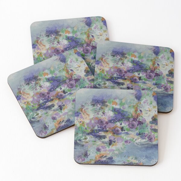 Item preview, 'TO DREAM OF A POND' Contemporary Abstract, Colourful and Bright designed and sold by colourfulpixie.