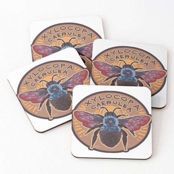 Item preview, blue carpenter bee - xylocopa caerulea  designed and sold by mothby.