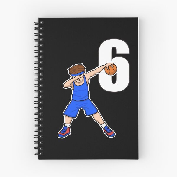 Item preview, Basketballer Basketball Player Baller Number 6 Blue Team School League Bball Sports Tournament designed and sold by VollLaser.
