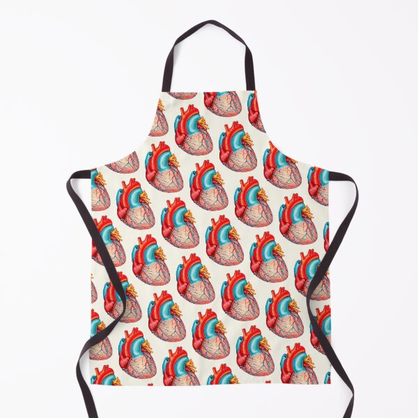Item preview, Anatomical Heart Pattern - White designed and sold by Kelly  Gilleran.