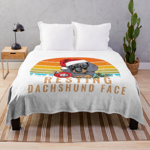 Item preview, Resting Dachshund face , christmas designed and sold by shinoshop.