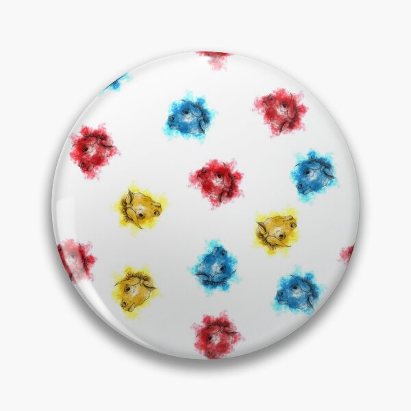 Item preview, Color bulls heads pattern designed and sold by Tayastore.