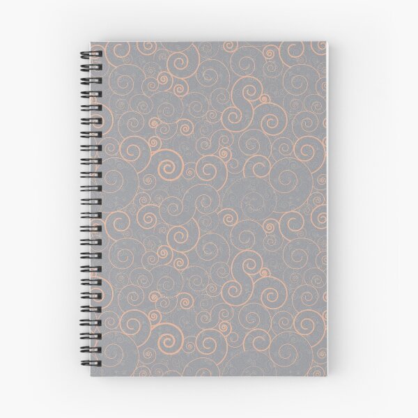 Item preview, Peach Spirals designed and sold by aspenpalmcs.