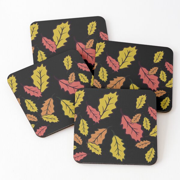 Item preview, Fall leaves fluttering dull colors designed and sold by BV-creas.