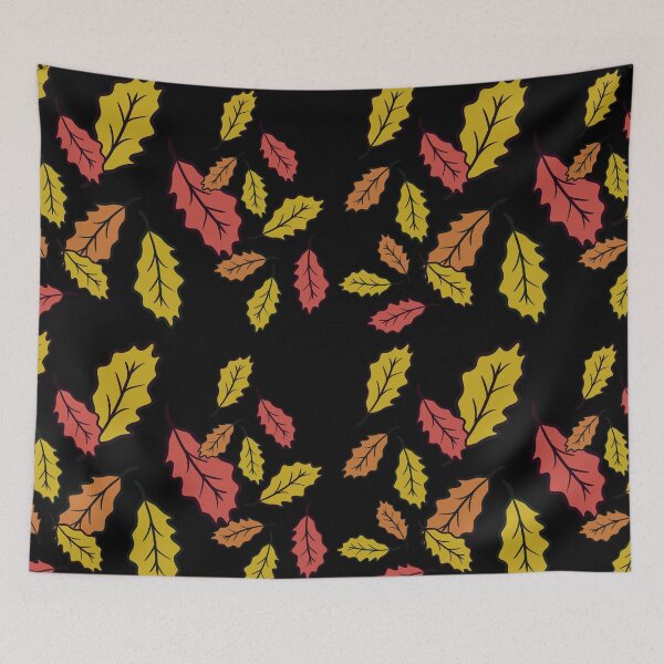 Item preview, Fall leaves fluttering dull colors designed and sold by BV-creas.