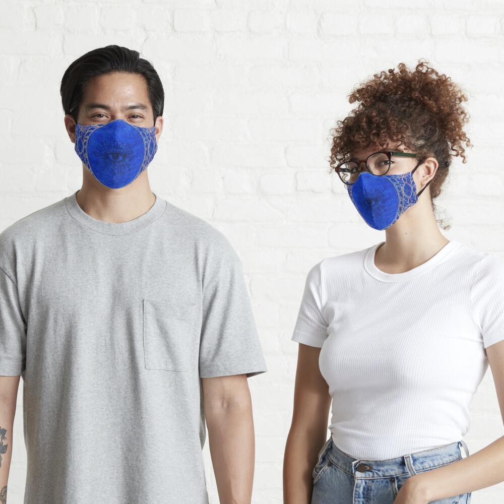 I See You in Blue Mask