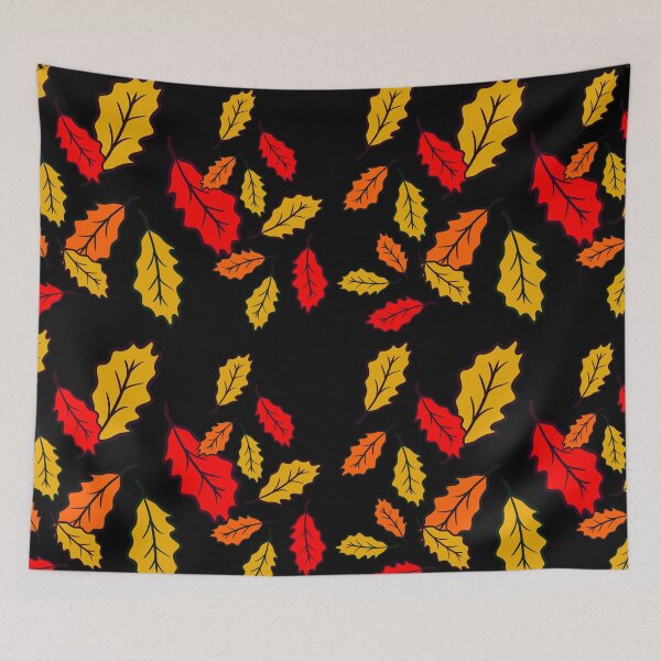 Item preview, Brightly colored fluttering autumn leaves designed and sold by BV-creas.