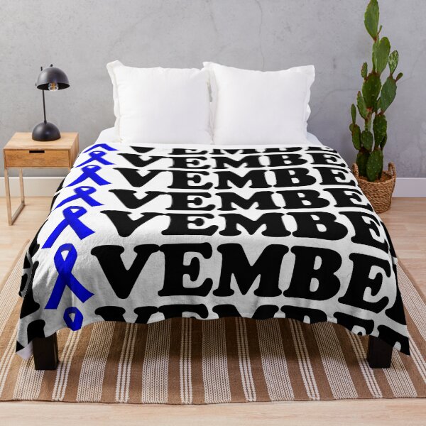 Item preview, Movember Typography mental health awareness blue ribbon black lettering designed and sold by Deegital18.