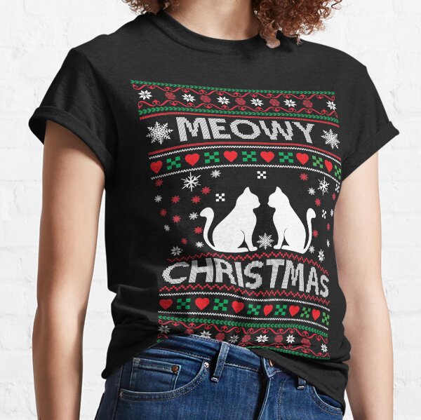 meow christmas sweater