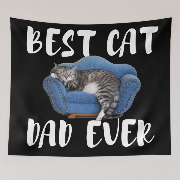 Item preview, Best Cat Dad Ever T-Shirt designed and sold by OAPod.
