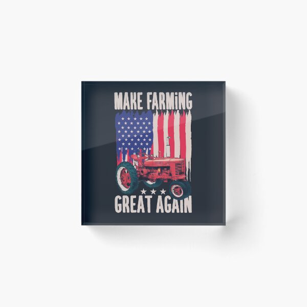 Item preview, American Flag Farm Tractor Gift designed and sold by MrEddie10.