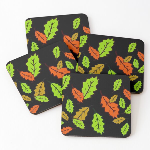 Item preview, Brightly colored fluttering autumn leaves designed and sold by BV-creas.