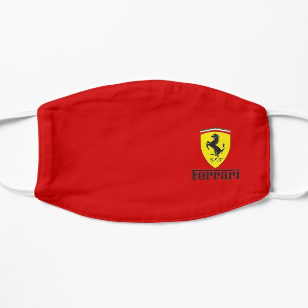 Ferrari logo shield black Mask