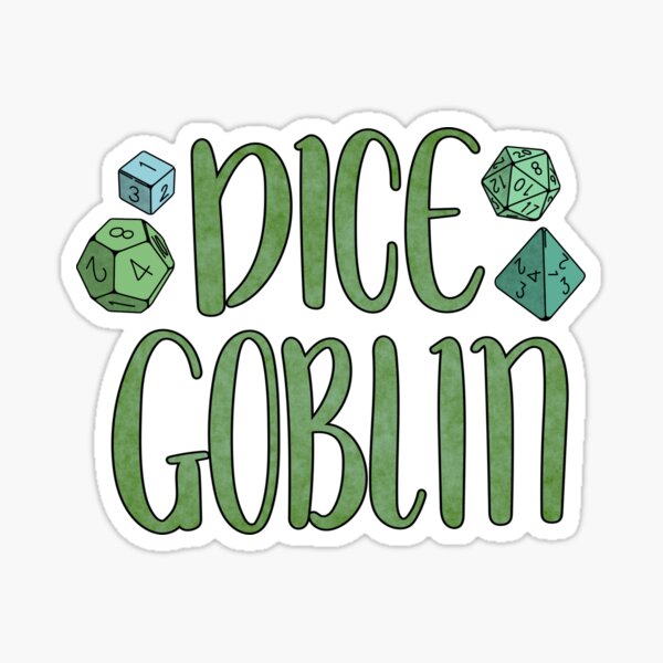 Aperçu de l'œuvre Dice Goblin - Vert créée et vendue par DearThief.
