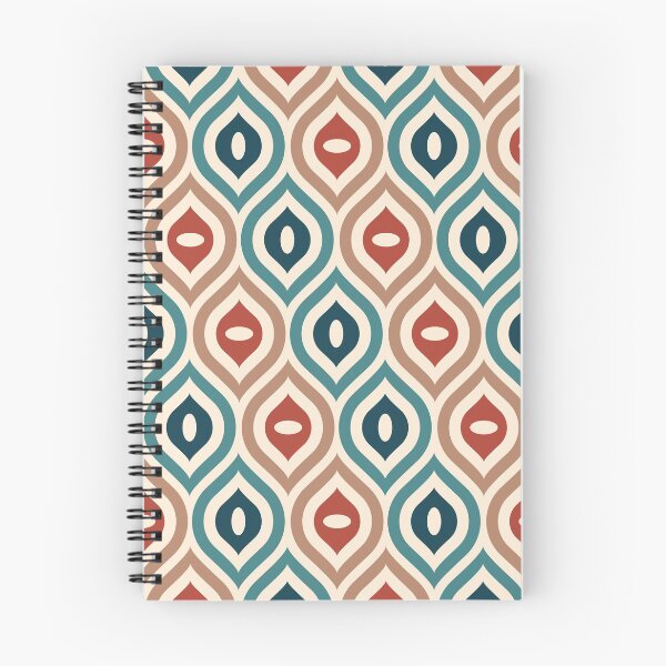 Item preview, Watchful Ogee Organic Pattern – Retro 70s designed and sold by RoguePatterns.