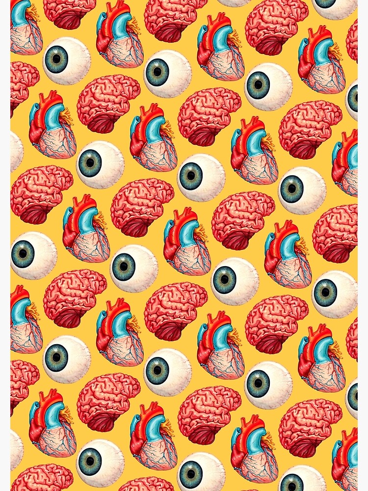Eyeball Pattern - Yellow Sticker for Sale by Kelly Gilleran