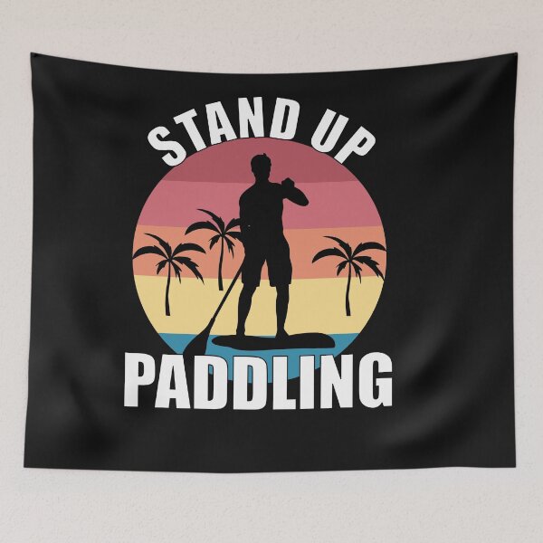 Item preview, Retro Stand Up Paddle Hobby Surfing Gift designed and sold by MichaelTeupser.