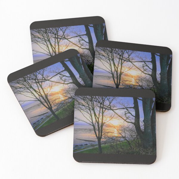 Item preview, Estuary Sunset View from Clifftop designed and sold by NatureGo.
