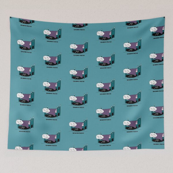 Item preview, Agoraphobic bogeycat designed and sold by BeeHappyShop.