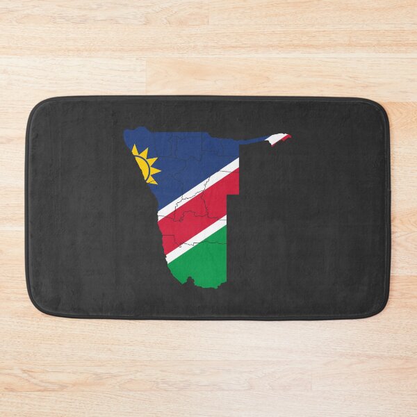 Item preview, Namibia Flag Map with regions designed and sold by Alo.