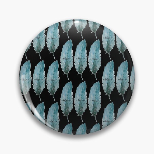 Item preview, Farmhouse Blue Feathers Dream Believe Hope Fall designed and sold by Drnksuzys.