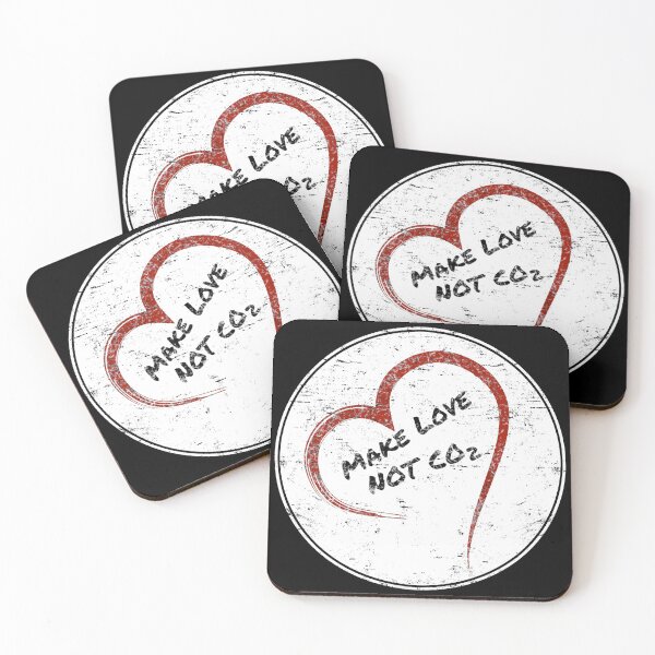 Item preview, make love not co2 designed and sold by designMarks.