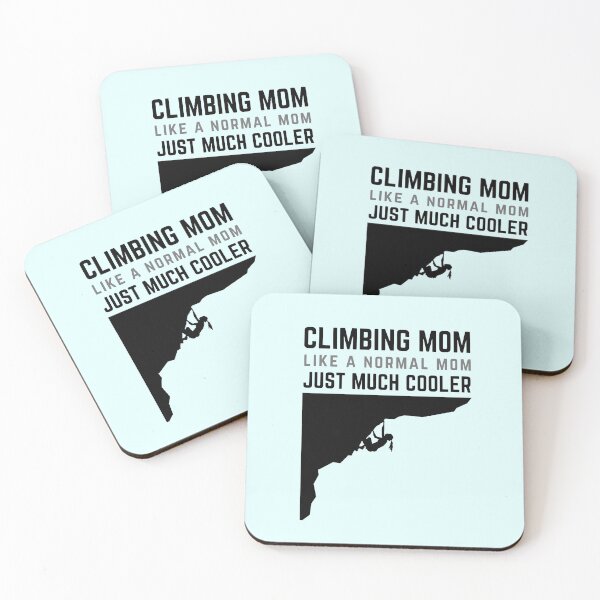 Item preview, 'Climbing Mom' black design designed and sold by Crimp Merch.