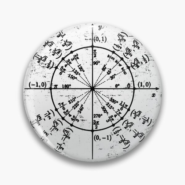Item preview, unit circle math tshirt designed and sold by designMarks.