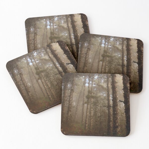 Item preview, Foggy Evergreen Forest designed and sold by MathenaArt.