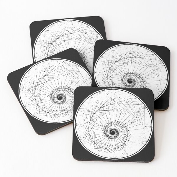 Aperçu de l'œuvre spirale mathématique créée et vendue par designMarks.