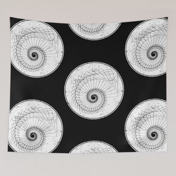 Aperçu de l'œuvre spirale mathématique créée et vendue par designMarks.
