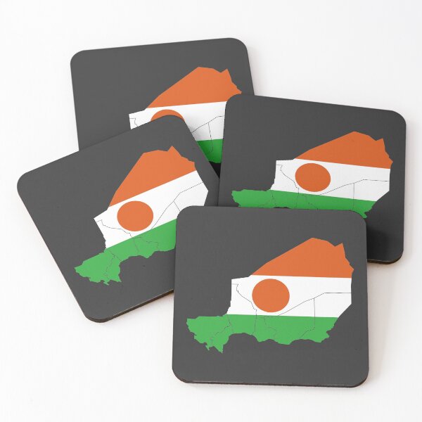 Item preview, Niger Flag Map with regions designed and sold by Alo.