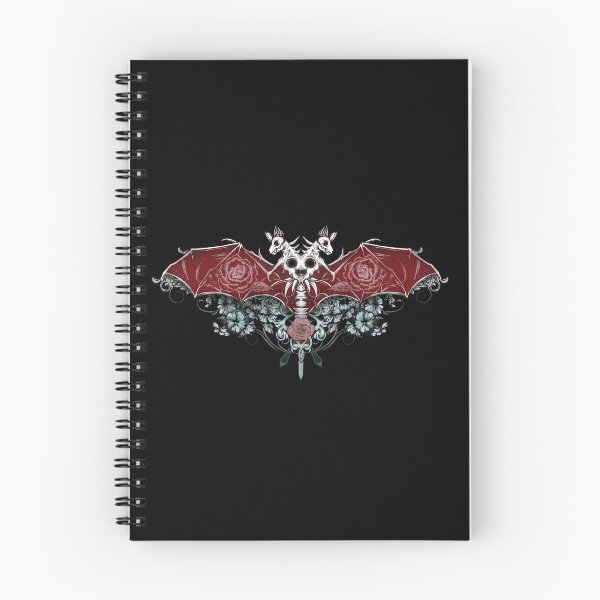 Item preview, Bat Skeletons and Roses designed and sold by ShaireProd.