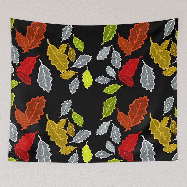 Item preview, Brightly colored fluttering autumn leaves designed and sold by BV-creas.