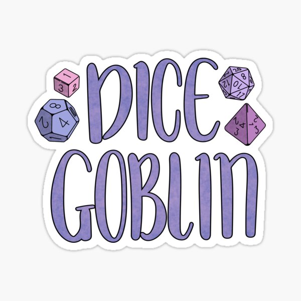 Aperçu de l'œuvre Dice Goblin - Violet créée et vendue par DearThief.