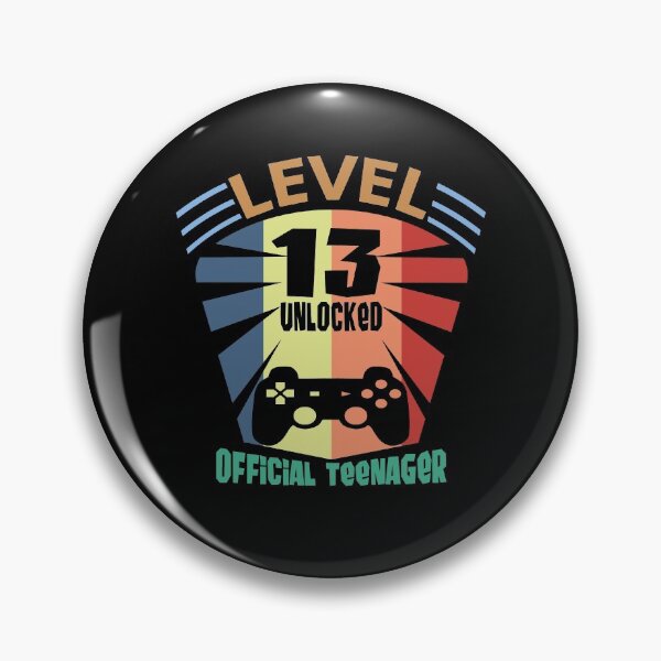 Item preview, Official Teenager 13th Birthday Gift Level 13 Unlocked designed and sold by bitcam18.