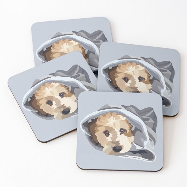 Item preview, Cockerpoo Blanket Dog Portrait Digital Illustration designed and sold by sherylwylie.