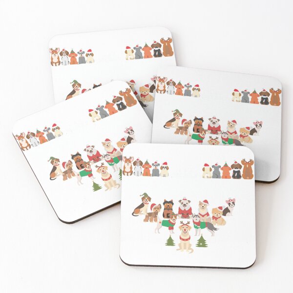 Item preview, merry christmas dogs , dogs lover designed and sold by shinoshop.
